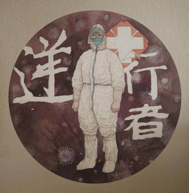 用画笔宣传防疫知识 用画作致敬抗疫英雄